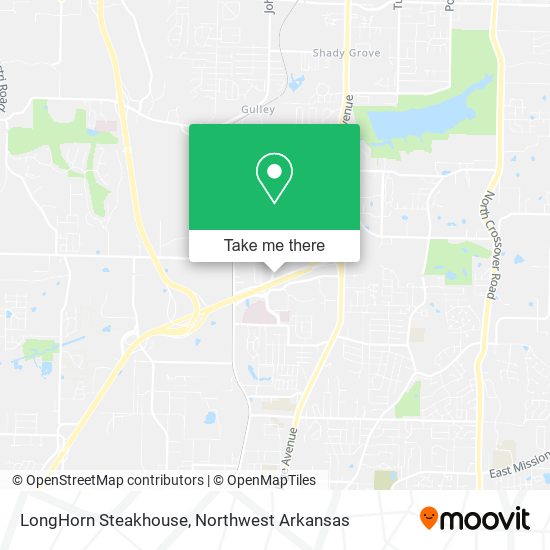 LongHorn Steakhouse map