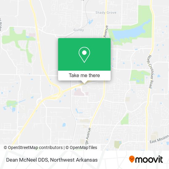 Dean McNeel DDS map