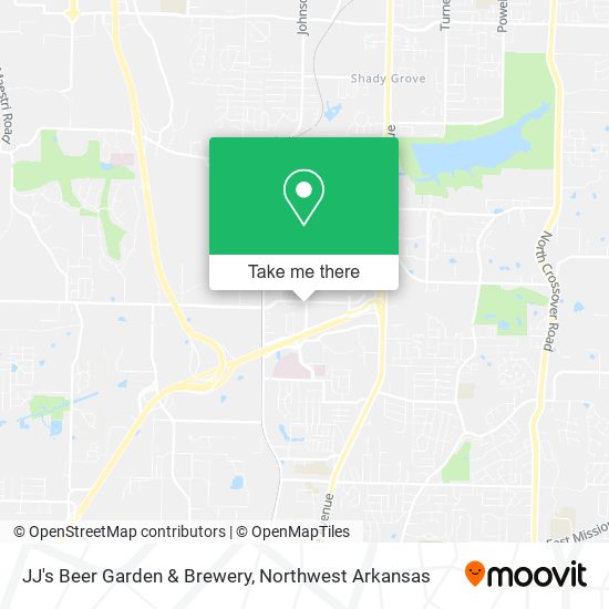 Mapa de JJ's Beer Garden & Brewery