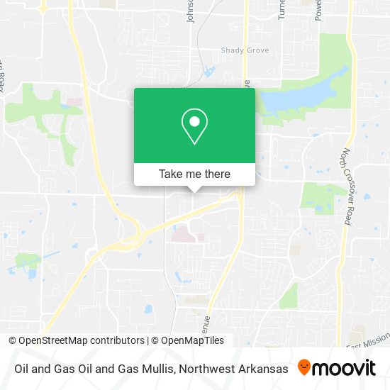 Mapa de Oil and Gas Oil and Gas Mullis
