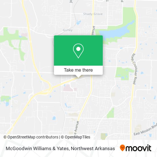 McGoodwin Williams & Yates map