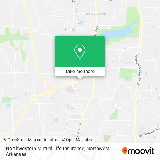 Northwestern Mutual Life Insurance map