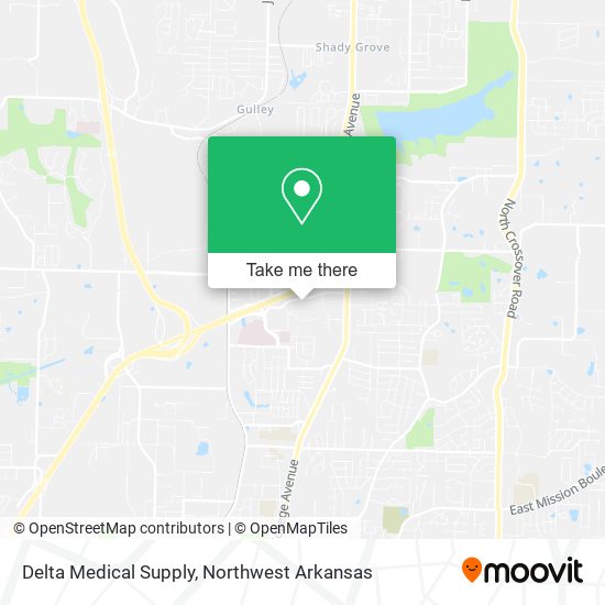 Delta Medical Supply map