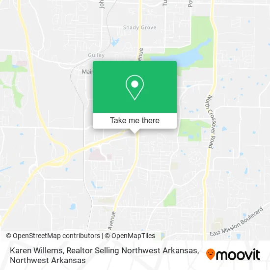 Karen Willems, Realtor Selling Northwest Arkansas map