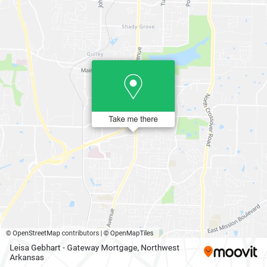Leisa Gebhart - Gateway Mortgage map