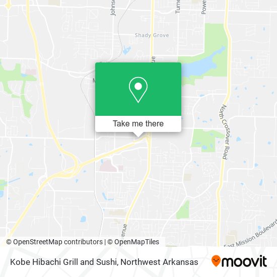 Kobe Hibachi Grill and Sushi map