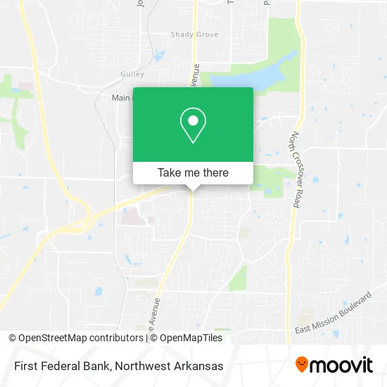 First Federal Bank map