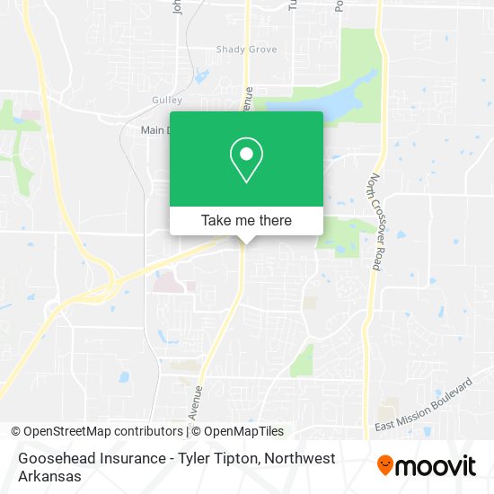 Goosehead Insurance - Tyler Tipton map