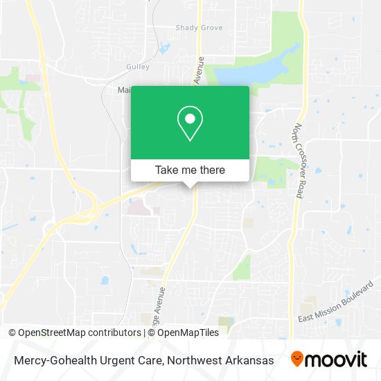 Mercy-Gohealth Urgent Care map