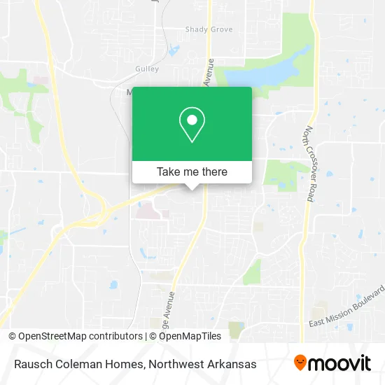 Rausch Coleman Homes map