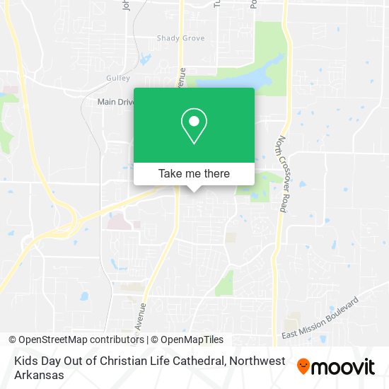 Kids Day Out of Christian Life Cathedral map