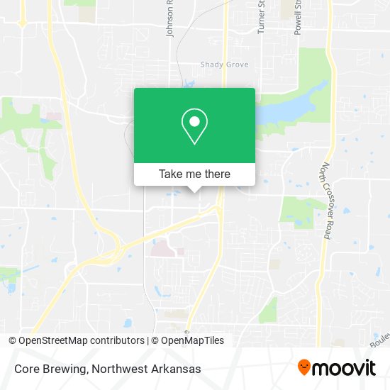 Core Brewing map