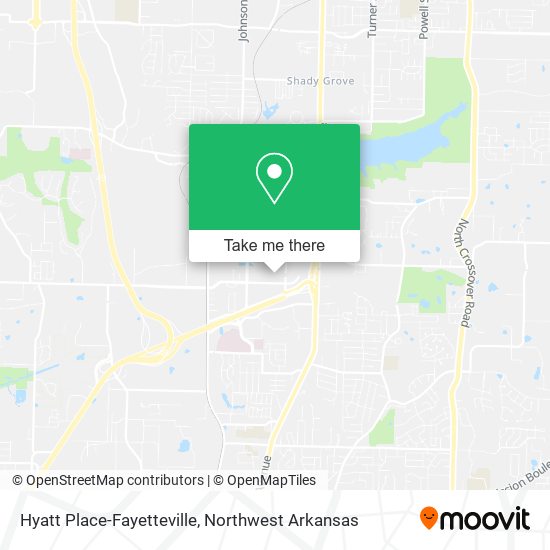 Hyatt Place-Fayetteville map