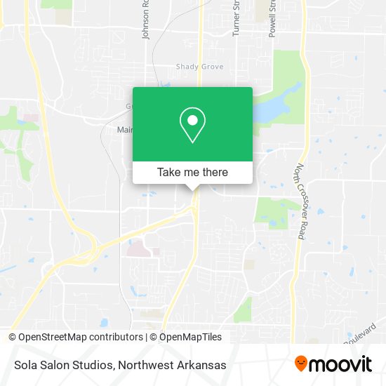 Sola Salon Studios map