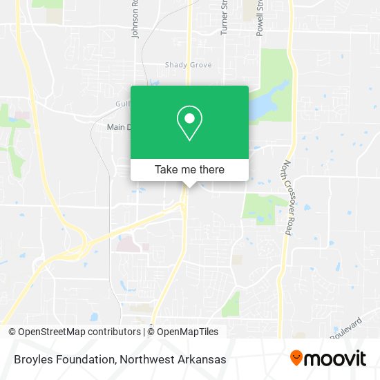 Broyles Foundation map