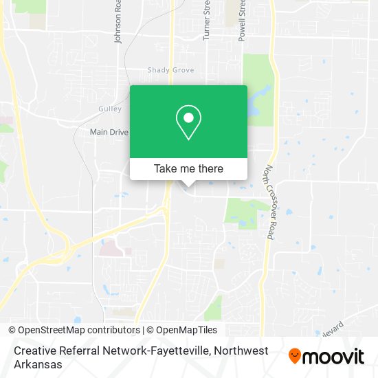 Creative Referral Network-Fayetteville map