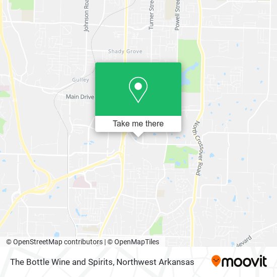 The Bottle Wine and Spirits map