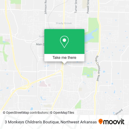 3 Monkeys Children's Boutique map