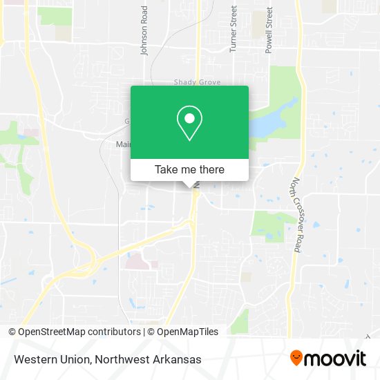 Western Union map