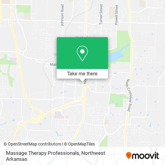Massage Therapy Professionals map
