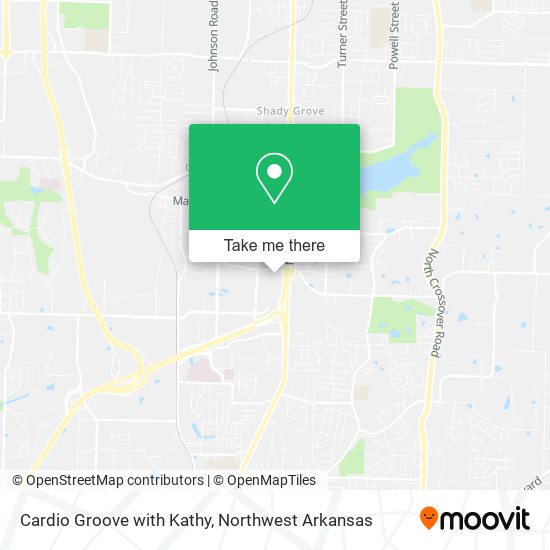 Cardio Groove with Kathy map
