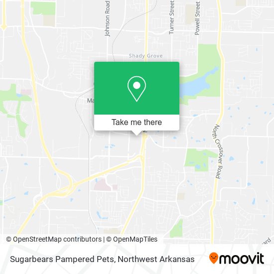 Sugarbears Pampered Pets map