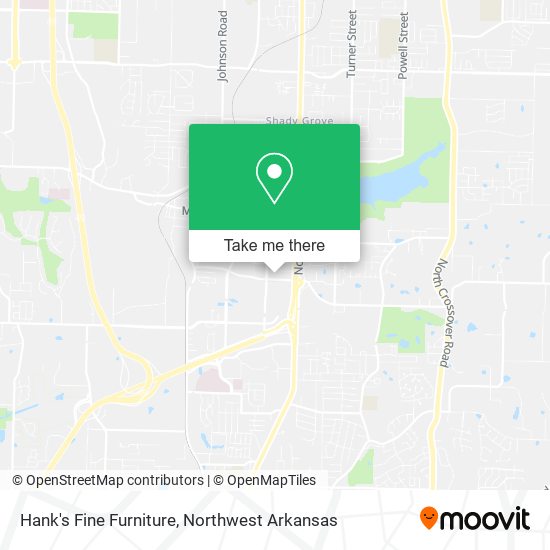 Hank's Fine Furniture map