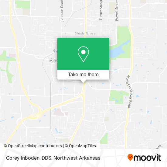 Corey Inboden, DDS map