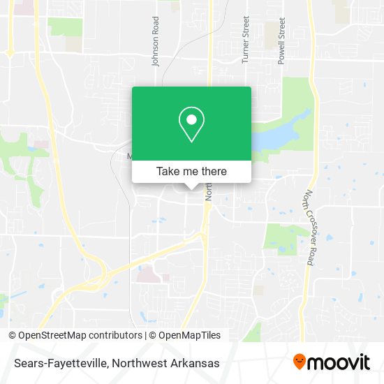 Sears-Fayetteville map