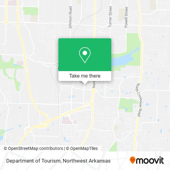 Department of Tourism map
