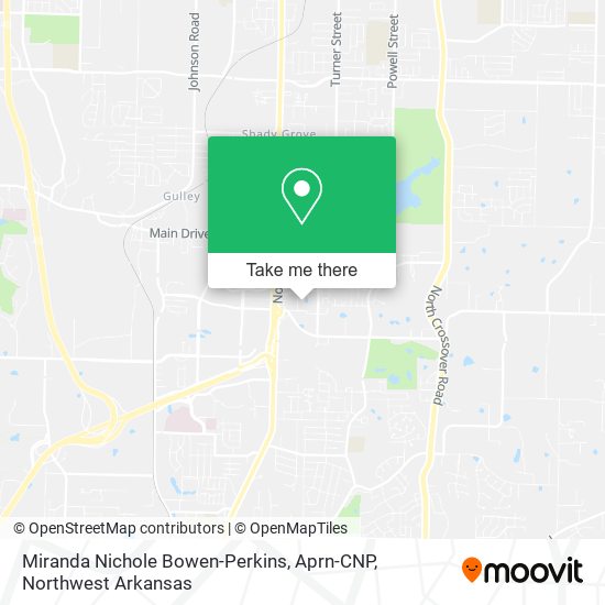 Mapa de Miranda Nichole Bowen-Perkins, Aprn-CNP