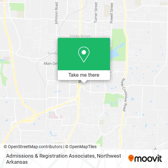 Admissions & Registration Associates map