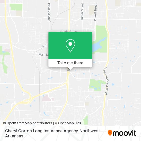 Cheryl Gorton Long Insurance Agency map