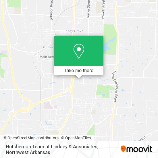 Hutcherson Team at Lindsey & Associates map