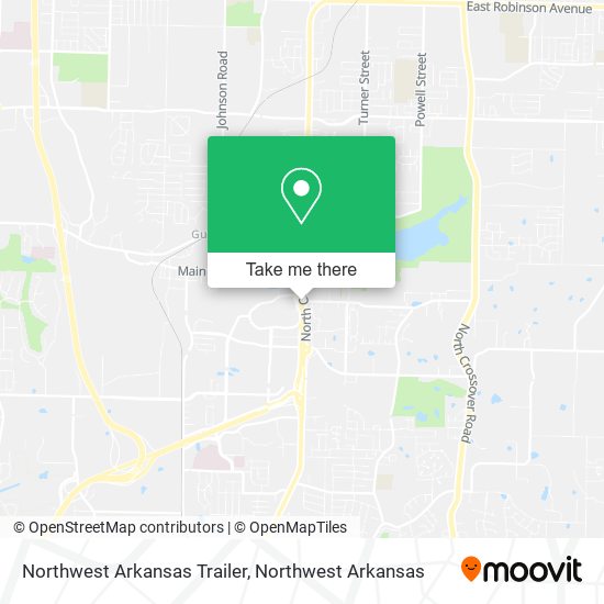 Northwest Arkansas Trailer map