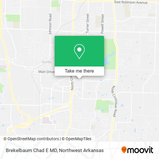 Brekelbaum Chad E MD map