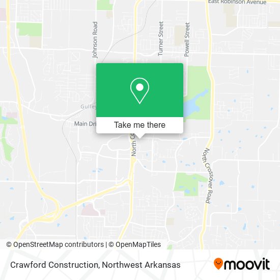 Crawford Construction map