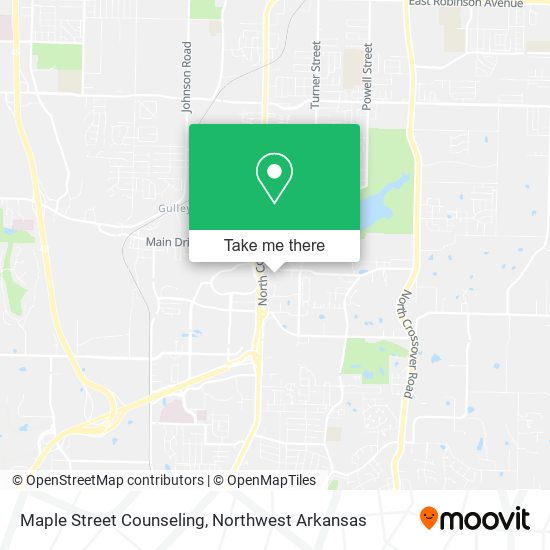 Maple Street Counseling map