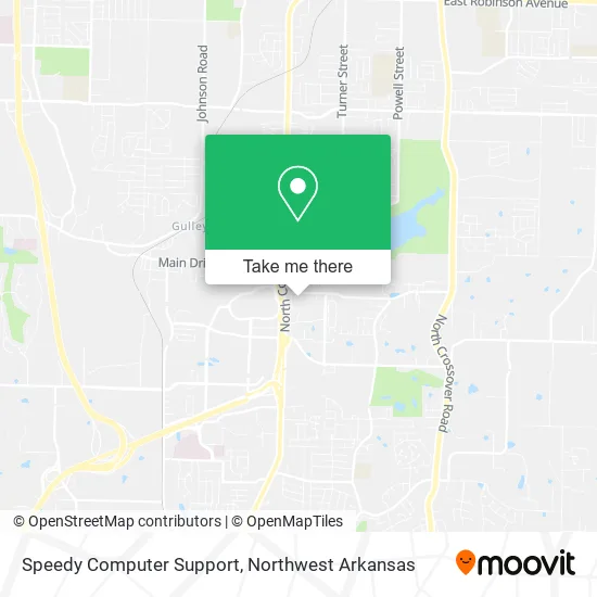 Speedy Computer Support map