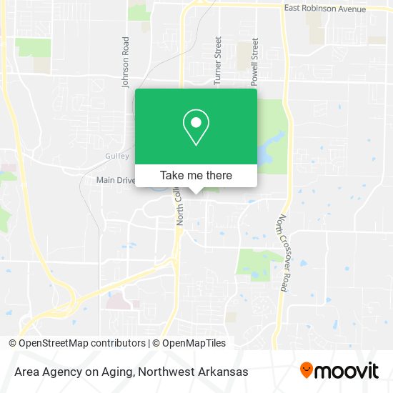 Mapa de Area Agency on Aging
