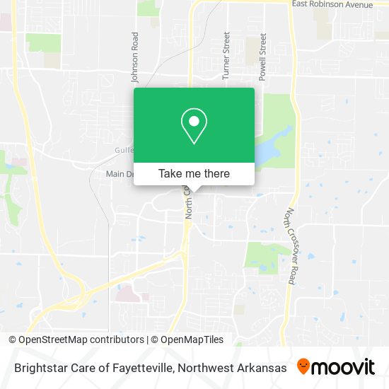 Mapa de Brightstar Care of Fayetteville