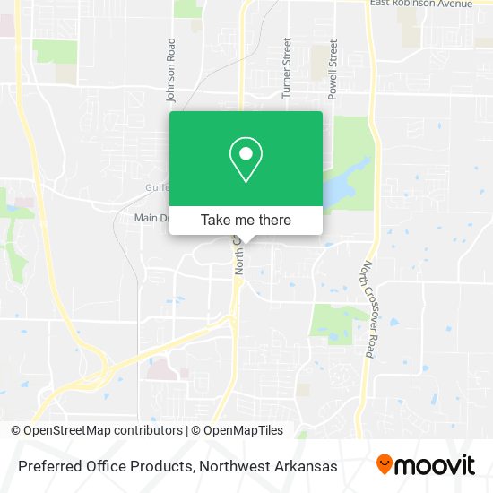 Preferred Office Products map