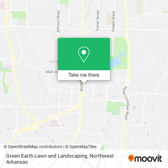 Green Earth Lawn and Landscaping map