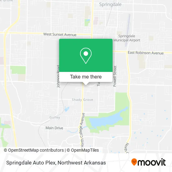 Springdale Auto Plex map