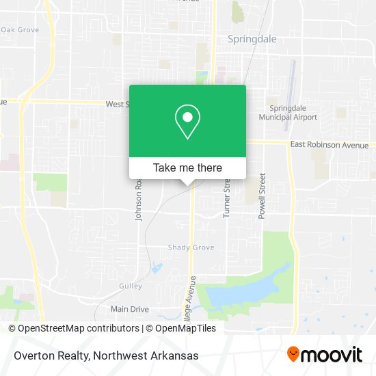 Overton Realty map