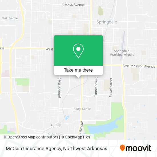 McCain Insurance Agency map