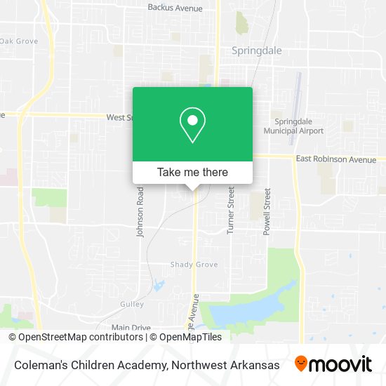 Coleman's Children Academy map