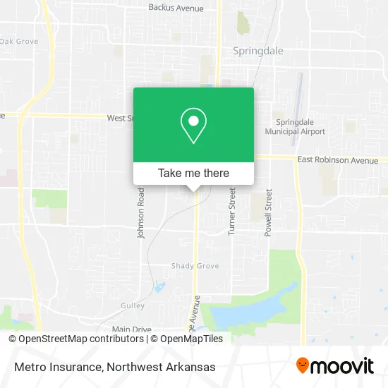 Metro Insurance map