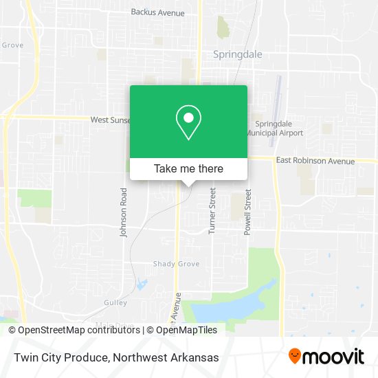 Twin City Produce map
