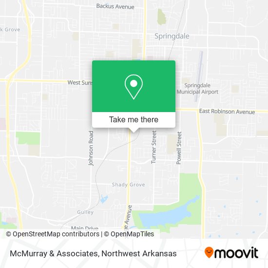 McMurray & Associates map